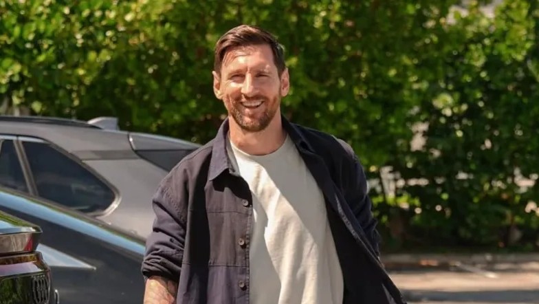 Lionel Messi se sumó a la concentración de la Selección Argentina en Miami