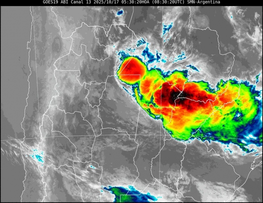 Fuertes lluvias: siguen las alertas amarilla y naranja en Corrientes