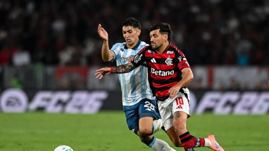 Libertadores: Racing perdió con Flamengo por la ida de semifinales