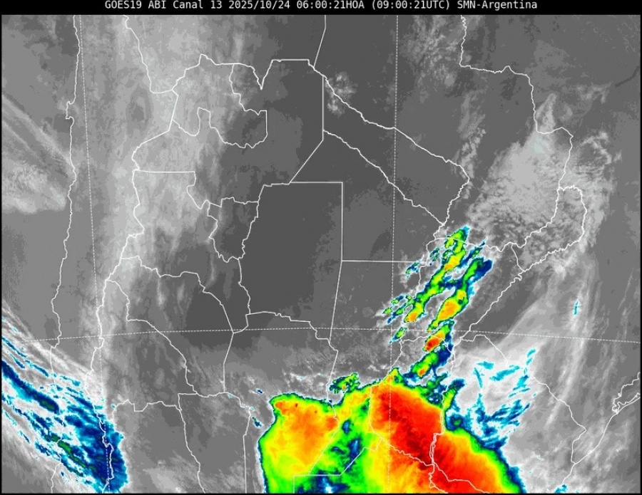 Corrientes: rigen alertas amarilla y naranja por fuertes tormentas